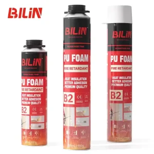 Fire Resistant Expanding Pu Foam Sealant Polyurethane Foam Liquid B2 Fire Proof Spray Foam