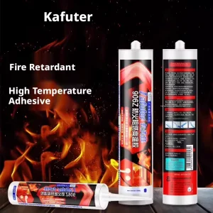 Fire Resistant High Temperature Waterproof Silicone Sealant for Industrial Construction Door and Window Applications