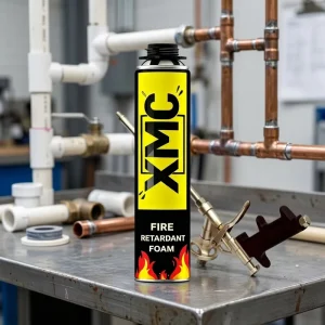 Fire-Resistant PU Foam XMCF66, Self-Extinguishing One-Component Construction Sealant for Elevator Shaft Thermal Insulation