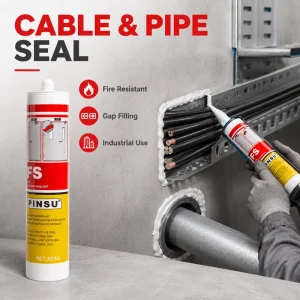 Fire-Resistant Silicone Sealant High-Temperature Weather-Resistant Sealant for Steel Structures Fire Doors and Cable Tunnels