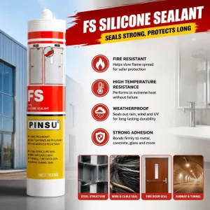 Fire-Retardant High-Adhesion Silicone Gap Sealant for Industrial Assembly