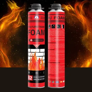 Fire-Retardant Polyurethane Foam Sealant for Pipe Penetrations, Cable Ducts, and Fire Stopping