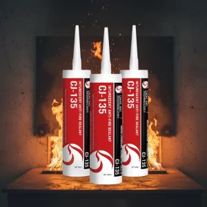 Fireproof Neutral One Component Polyurethane Sealant for Construction Buildings Fireplaces and Fire Doors