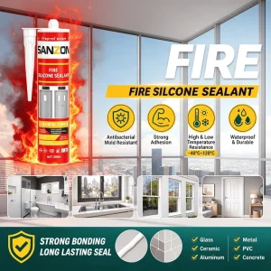 Fireproof Structural Silicone Sealant for Extreme Temperature and Pressure Sealing