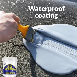Flexible Crack-Resistant Liquid Rubber Waterproofing Coating for Roofs and Basements