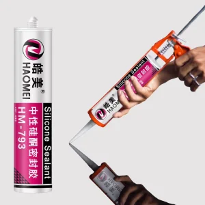 Flexible Professional Neutral Cure Silicone Sealant for Bathroom Kitchen Tile for Filling Construction Transportation Use