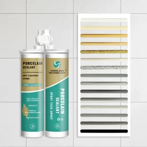 Flexible Two Component Waterproof Epoxy Ceramic Porcelain Marble Tile Grout Sealant 400ml ChengJing Brand Construction Use