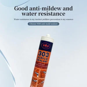 Foshan Powerful Factory in Sealant Sink and Kitchen Mould Proofing 300ml White Acrylic Sealant