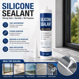 Free Sample Professional OEM Neutral Silicone Sealant For Glass And Construction Waterproof Sealing