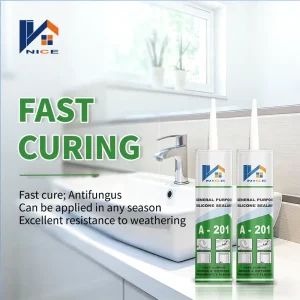 Free Sample Waterproof Joint Sealant Caulking Sealant Clear Acid Silicone Selant Acetoxy Gp Silicone Sealant