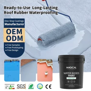 Free Samples Available Eco friendly Acrylic Roof Waterproofing Paint Liquid Coating Waterproof Sealant for Multi usage