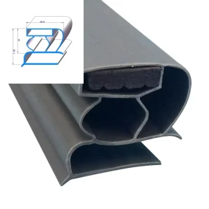 Freezer Gasket Cold Storage Rubber PVC Extruded Seal Strip