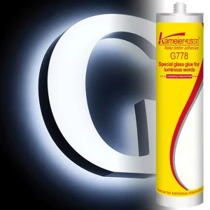 G778 Signage Light Box Fast Cure Mildew Resistant Sheet Metal Silicone Waterproof General Purpose Sealant