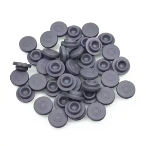 GMP Certified 13mm 20mm Low-Extractable Coated Butyl Rubber Stopper Supplier for Pharmaceutical Antibiotic Vial Sealing