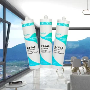 GP 100% Silicone Sealant Transparent Anti fungus Waterproof Adhesive for Bath Construction & Woodworking with Bonding Strength