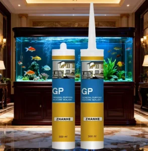 GP 280ML 300ML Waterproof Clear Aquarium Silicone Sealant Aquarium Glue Safe for Fish Acetic Silicone Sealant