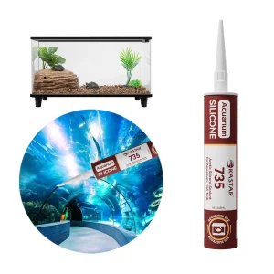 GP Acetic Clear Weatherproof Silicone Sealant for Glass Aquariums