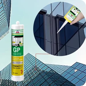 GP Acetic Water Weatherproof Silicone Sealant Clear Glass Glue for Aquarium Woodworking Packing