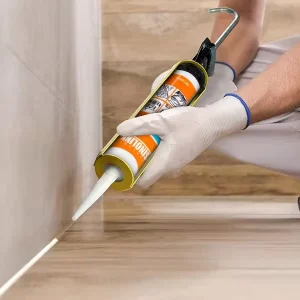 GP Silicone Sealant 789, White, Waterproof, for Construction, Caulking, and Woodworking