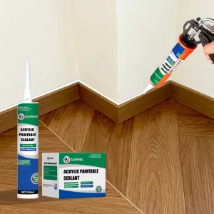 GUFENG Acrylic Paintable Sealant Low VOC Water Based Caulk No Solvent for Window Frame Skirting Board Gypsum Board Wall