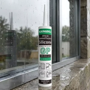 General Purpose Acetic Silicone Sealant for Glass, Window & Door Sealing, Construction & Transportation Use