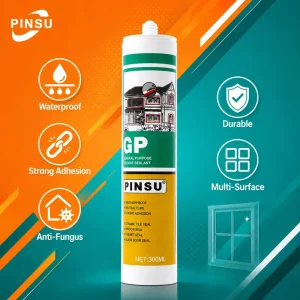 General-Purpose Acid Silicone Sealant For Door Window Caulking Roof Waterproofing