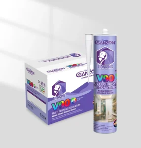 General-Purpose Silicone Sealant, Neutral or Acetic Cure, Waterproof and Weatherproof for Construction Windows and Doors