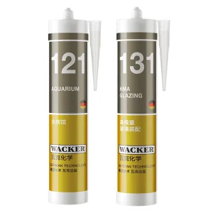 German Wacker 121 Aquarium Glass Adhesive Aquarium Specialized 131 Acidic Quick Drying Strongly Transparent Waterproof Sealant