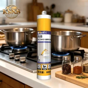 Glass Silicone Sealant Mildew-Proof Waterproof for Kitchen Transportation and Woodworking