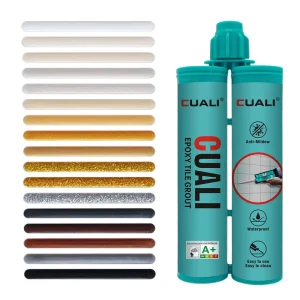 Glossy Epoxy Grout for Stone and Ceramic Tiles Salt Corrosion Resistant for Marine Projects