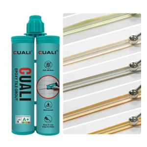 Glossy Two-Tube Epoxy Tile Grout Joint Sealant