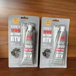 Grey Gasket Maker Rubber Paint Adhesive Silicone Sealant