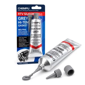 Grey RTV Silicone Sealant Clear Finish For Appliance Repair Gasket Maker