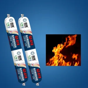 Guzhan 818 High Temperature 1100C Glass Glue Oven Flue Boiler Neutral Silicone Waterproof Sealant Fireproof Adhesives