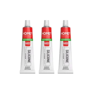 H400 Red Acetic High Temperature Silicone Sealant 25g/50g for Car Engines, Leather and Construction