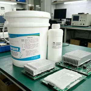 HY484 Low Viscosity Thermally Conductive Flame Retardant Epoxy Potting Sealant for Electronic Encapsulation