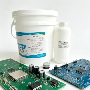 HY484 Transparent or Black Epoxy Potting Compound Adhesive Sealant for Electronic Components and Digital Tubes