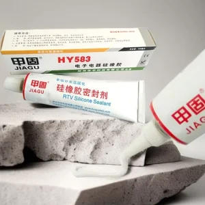 HY582T Transparent Non-Corrosive RTV Silicone Sealant for Thin PCB Layers