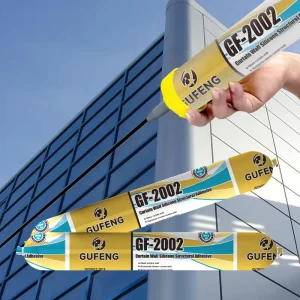 Hard White 100% Neutral-Curing Silicone Sealant, Mildew-Proof, Sausage Pack, for Curtain Walls and Construction