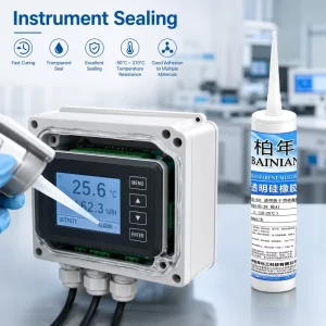 Heat Resistant Transparent RTV Silicone for Electronic Bonding Sealing and Insulation