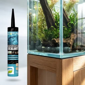 Heavy Duty Load Bearing Waterproof Silicone Sealant Quick Drying for Fish Tank Aquarium Bottom Glass Cabinet Base Joint Sealing