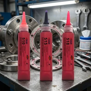 510 515 518 Anaerobic Flange Sealant High Temp Oil Resistant Gasket Maker for Engine Transmission Permanent Flange Seal