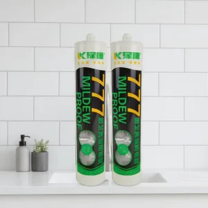 High Adhesion and Compatibility Neutral Mildew Quick Dry Glue Neutral Silicone Sealant for High End Kitchen Edge Banding
