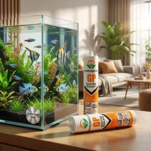 High-Bond Glass Aquarium Sealant Non-Toxic Waterproof Acetic Silicone Sealant