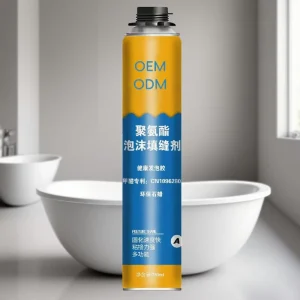 High Density General Purpose PU Spray Foam Insulation Packing Material Expandable Polyurethane Spray Foam