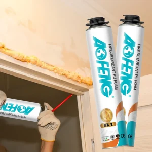 High-Density Polyurethane Foam Sealant, Waterproof, Fireproof, Expanding, for Doors and Windows