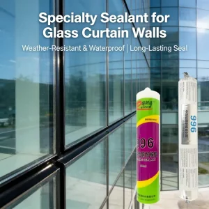 High Displacement R996 Neutral Silicone Sealant for Glass Curtain Wall Aluminum Facade Weatherproofing