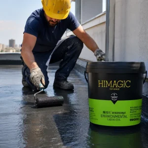High-Elasticity Polyurethane Liquid Membrane Waterproof Coating for Exterior Walls and Roofs, UV Resistant