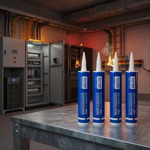 High-Expansion Silicone Fire-Stop Sealant Fireproof Insulating Caulk for Construction Wire Ducts and Electrical Panels