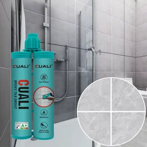 High Gloss Epoxy Tile Grout Manufacturer UV Resistant Non Yellowing Golden White Options for Living Room Tiles